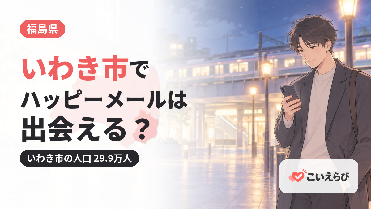 いわき市でハッピーメールは出会える？
