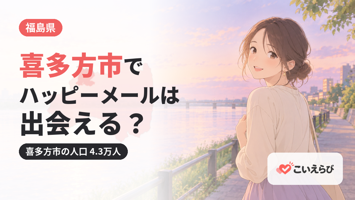 喜多方市でハッピーメールは出会える？