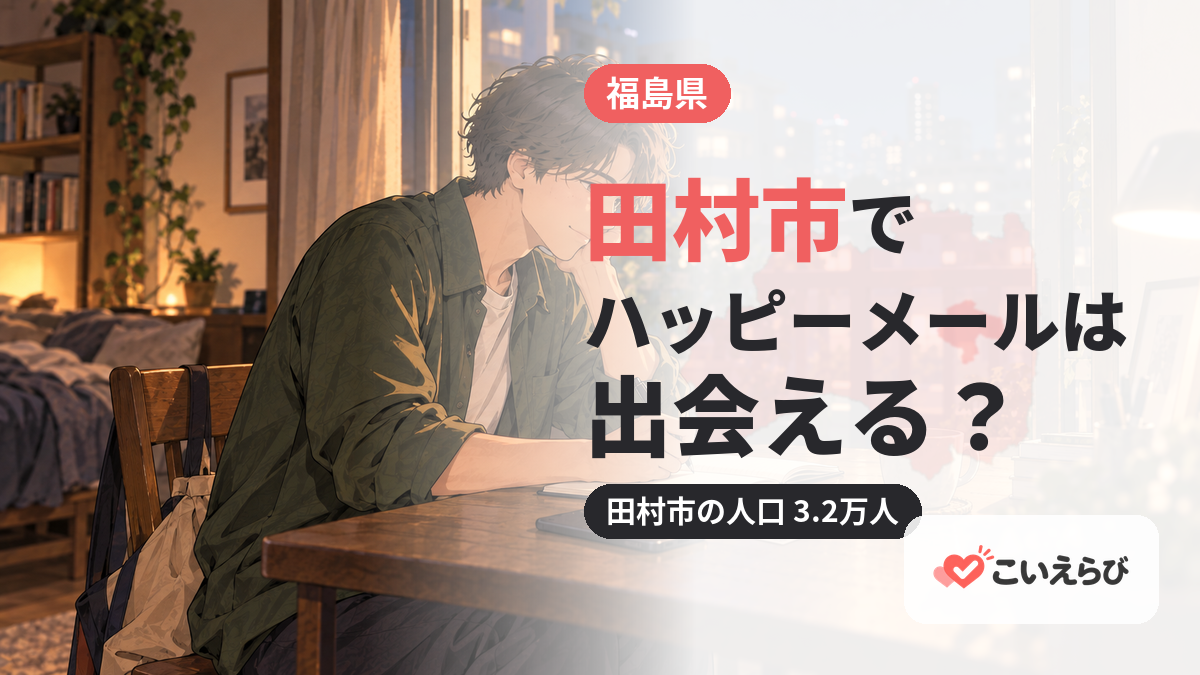 田村市でハッピーメールは出会える？