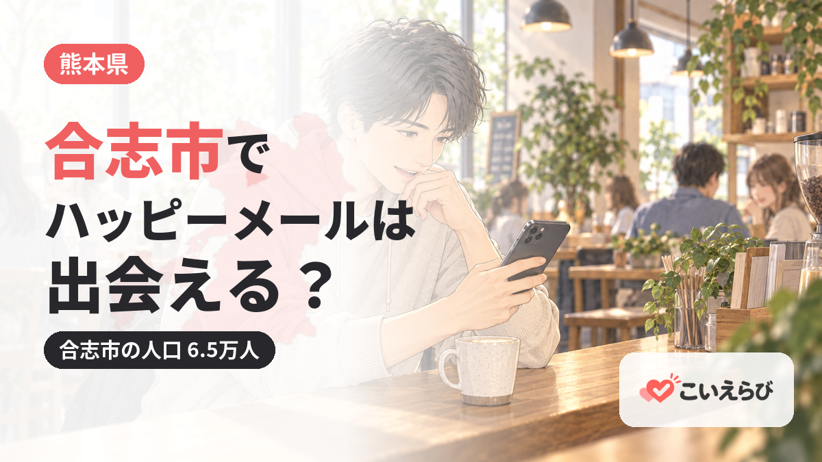 合志市でハッピーメールは出会える？