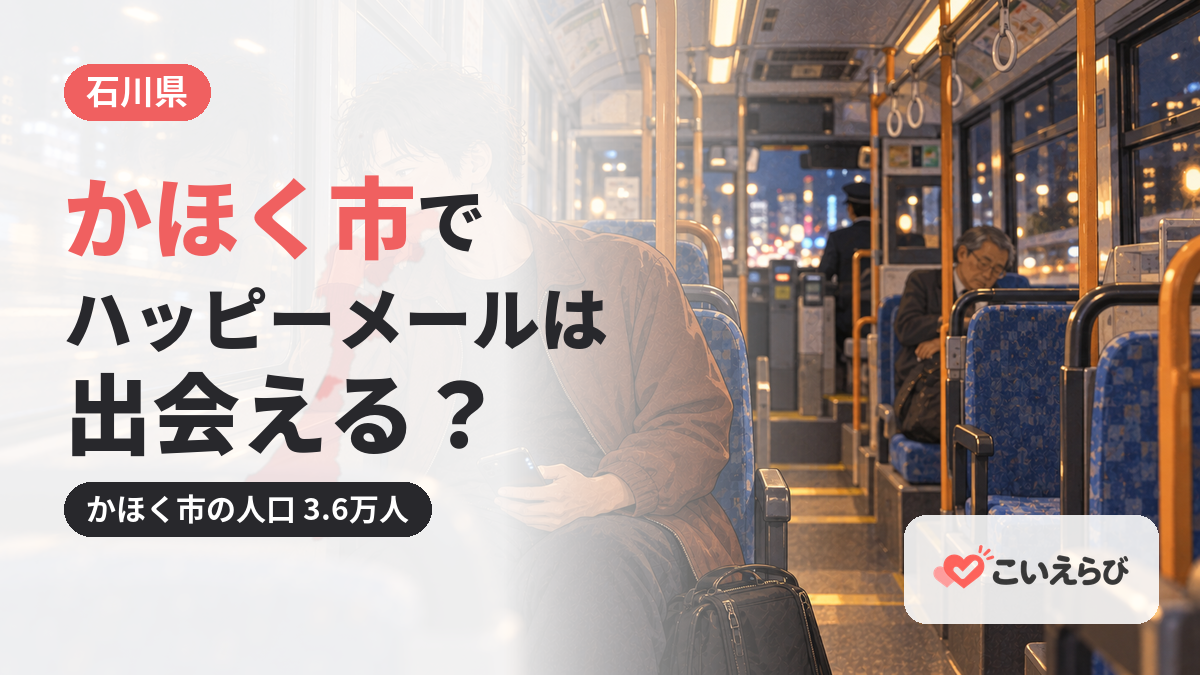かほく市でハッピーメールは出会える？