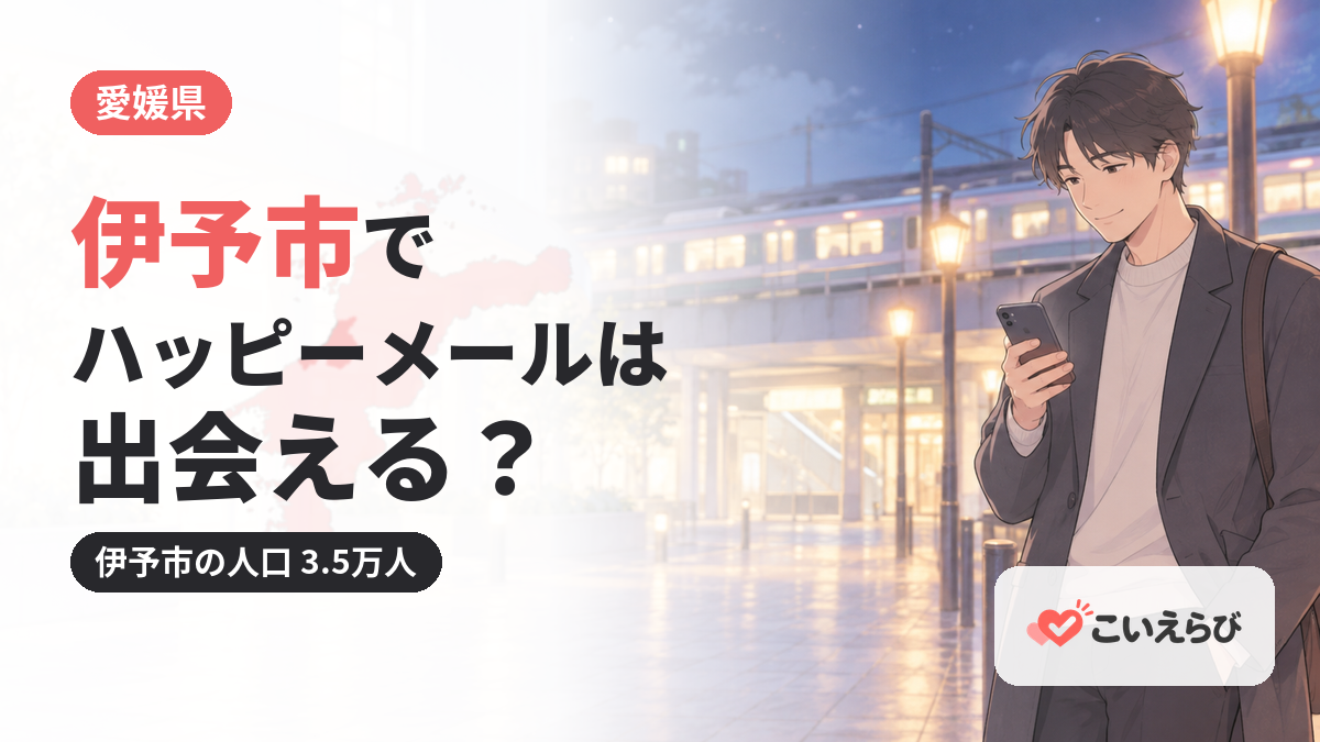 伊予市でハッピーメールは出会える？