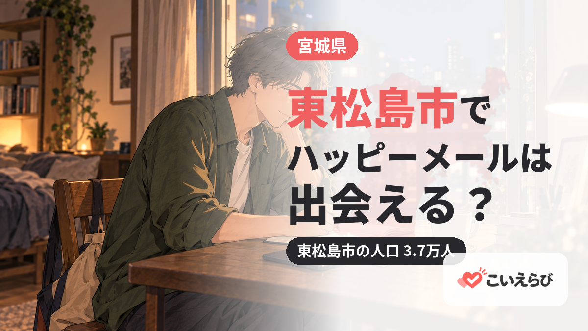 東松島市でハッピーメールは出会える？