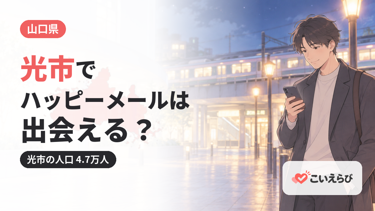 光市でハッピーメールは出会える？
