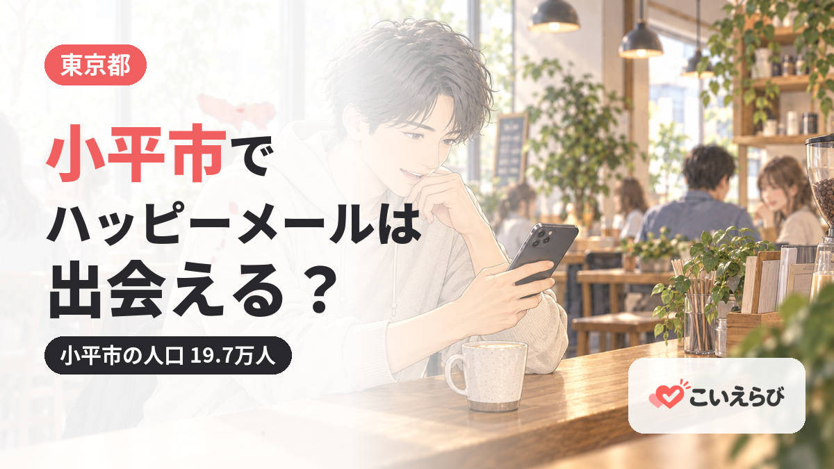 小平市でハッピーメールは出会える？