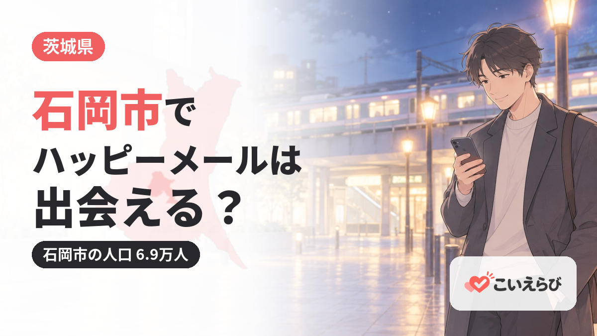 石岡市でハッピーメールは出会える？