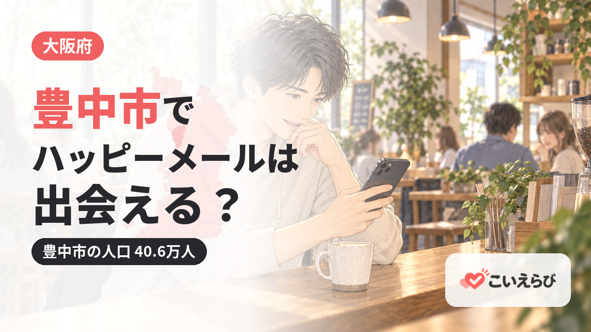 豊中市でハッピーメールは出会える？