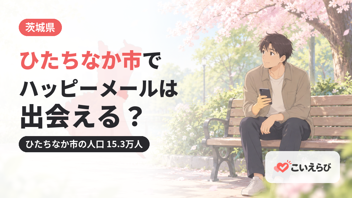 ひたちなか市でハッピーメールは出会える？