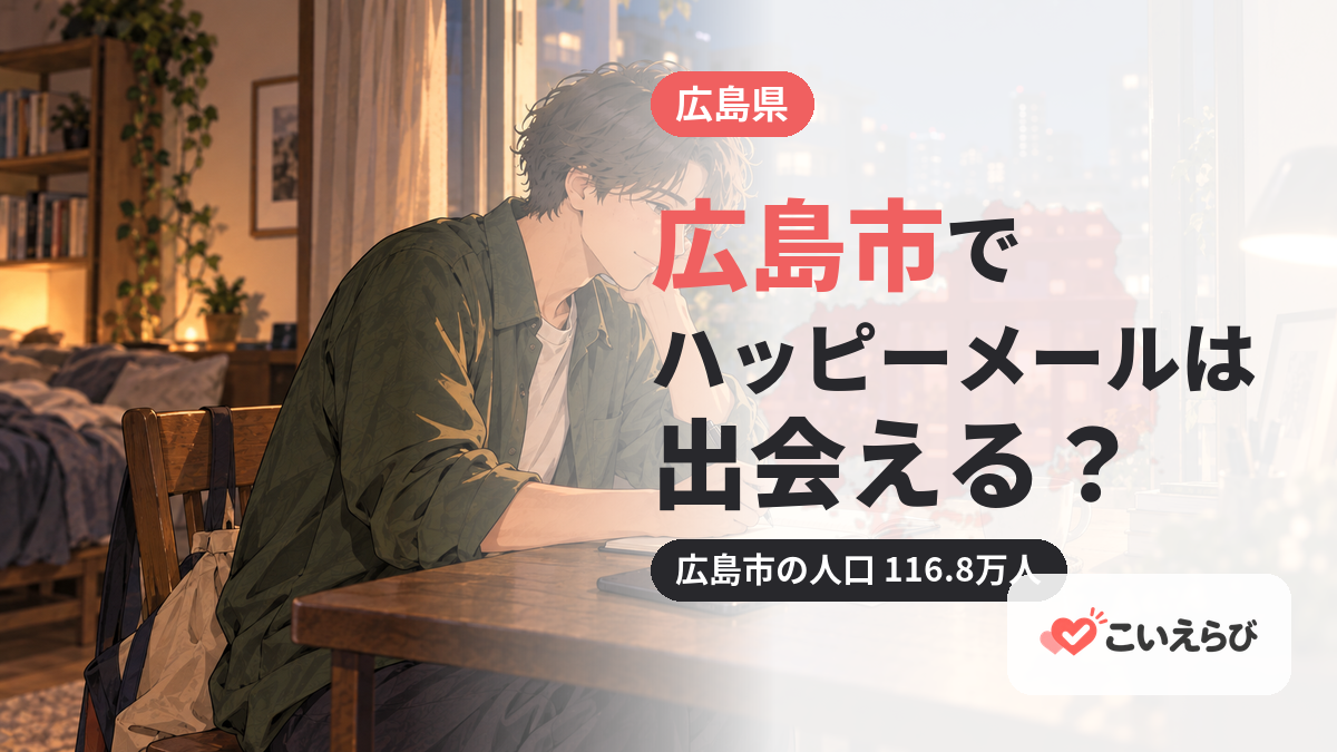 広島市でハッピーメールは出会える？