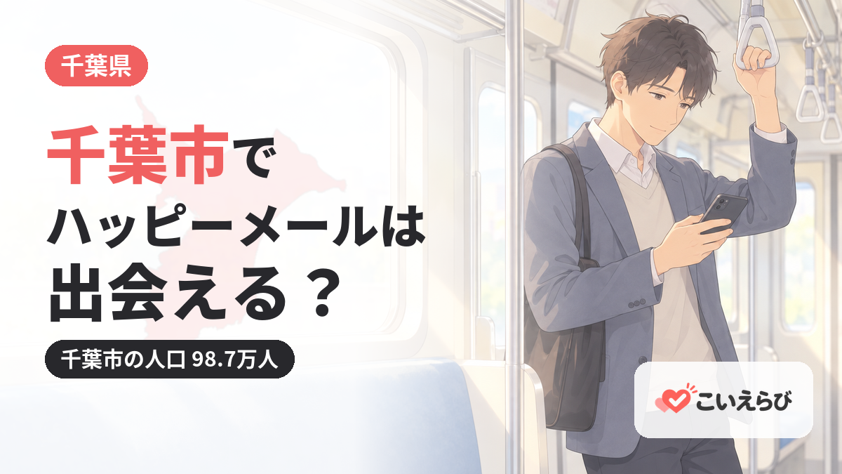 千葉市でハッピーメールは出会える？