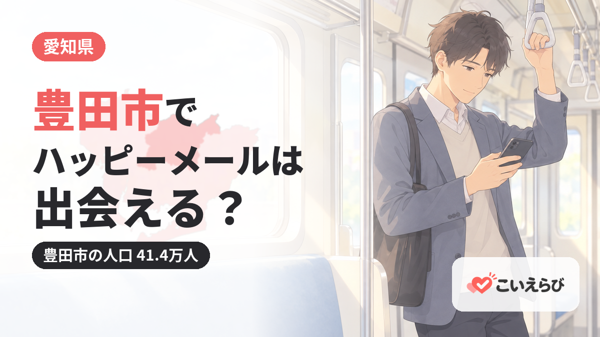 豊田市でハッピーメールは出会える？