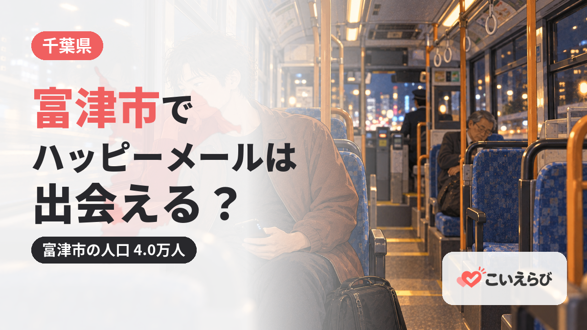 富津市でハッピーメールは出会える？