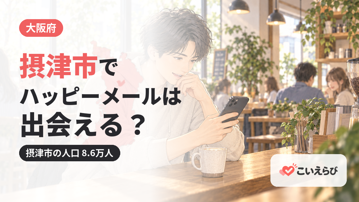 摂津市でハッピーメールは出会える？